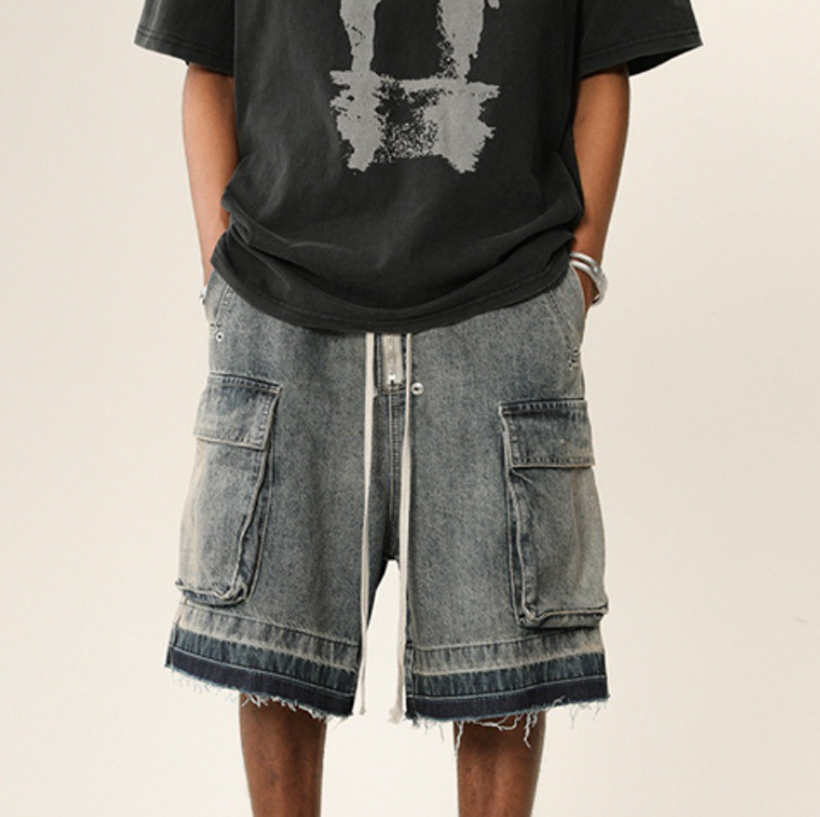 Rick Owens Jeans Shorts